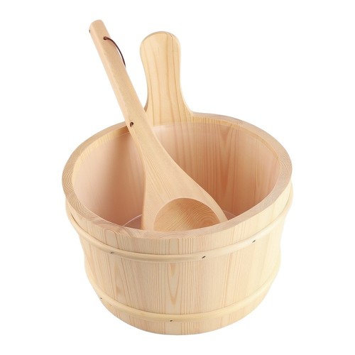 Sauna bucket gallon natural - sauna,