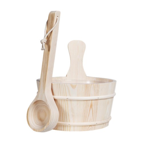 Sauna wooden bucket and - sauna,