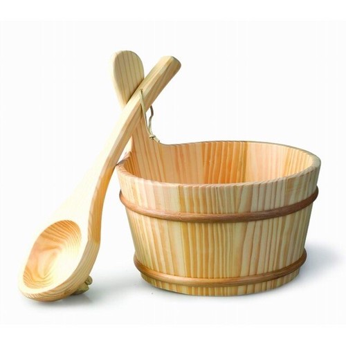 Premium natural wood sauna - natural,