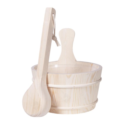Sauna wooden bucket - wooden, and