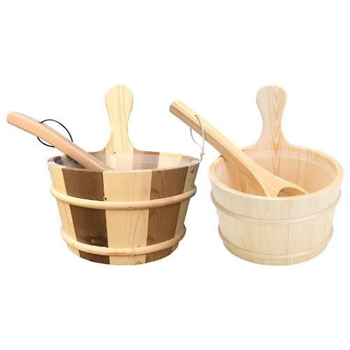 Premium cedar sauna - bucket, and