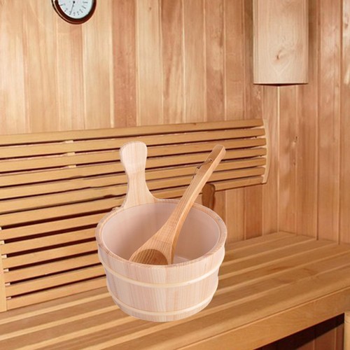 Sauna bucket and ladle - bucket,