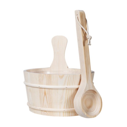 Sauna wooden bucket - wooden, and