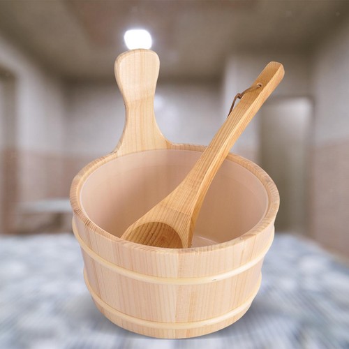 Wooden sauna bucket - bucket, and