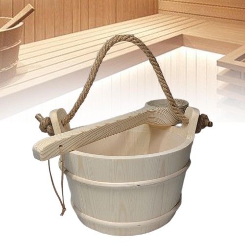 Sauna bucket and - bucket, ladle