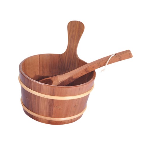 Sauna bucket and ladle - bucket,