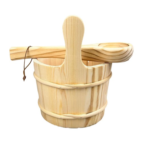 Sauna bucket and ladle spa - bucket,
