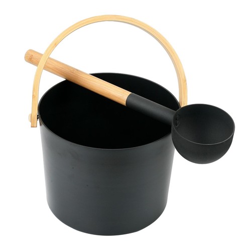 Aluminum sauna bucket with - sauna,