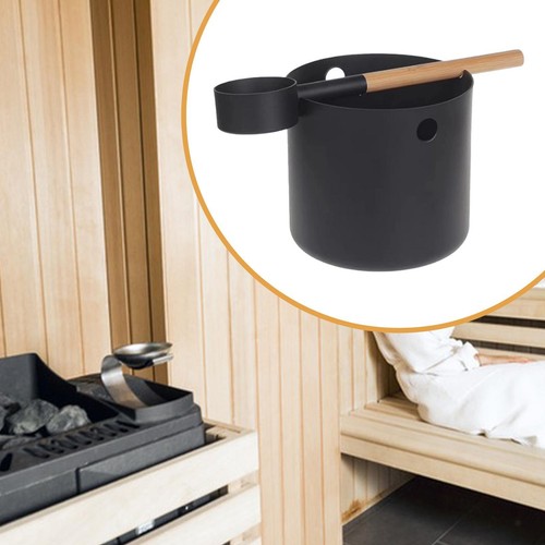 Sauna bucket and ladle - and,