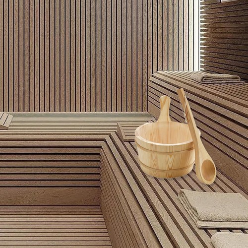 Wood sauna barrel and - sauna,
