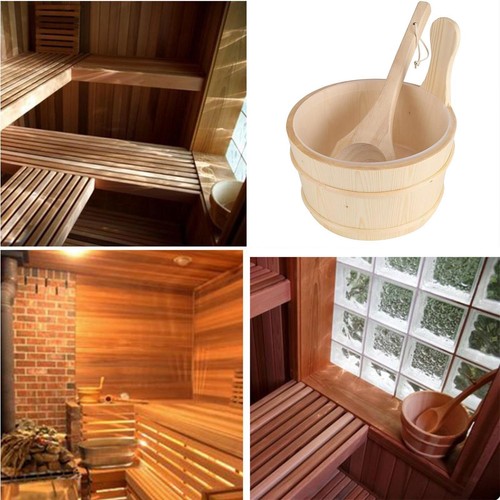 Solid wooden sauna bucket - sauna,