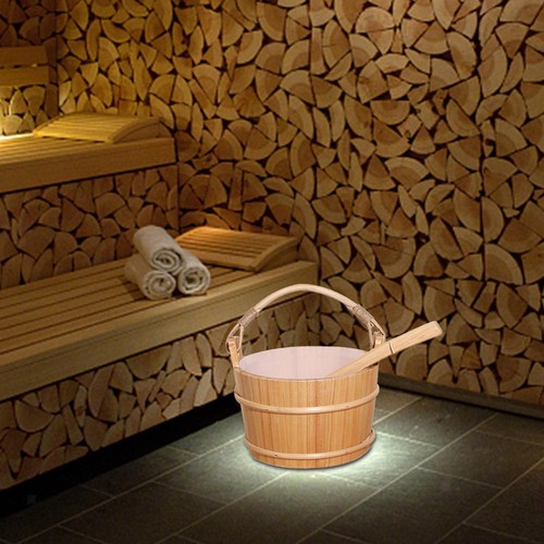 Gallon wooden sauna - 1, bucket