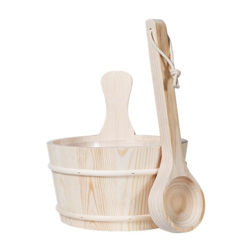 Sauna wooden bucket - wooden,