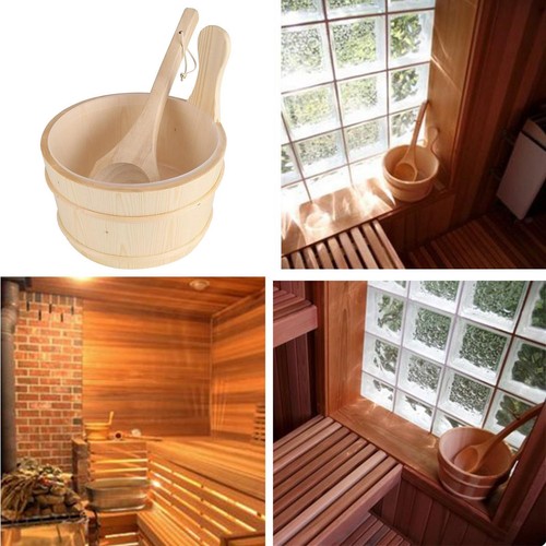 Liter wood sauna bucket - 4,