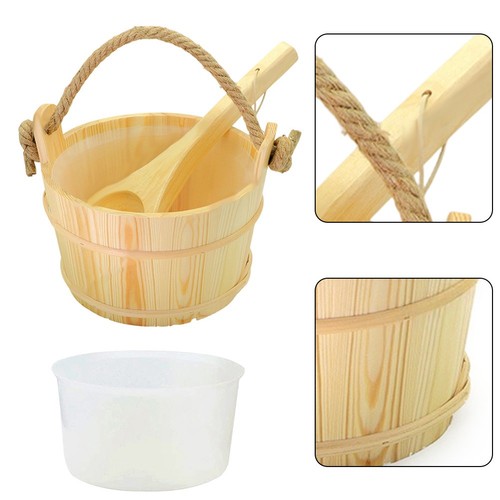 Sauna bucket and ladle set - set, 6