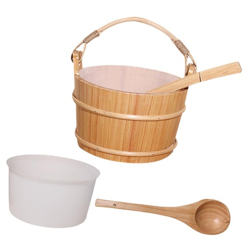 Sauna bucket and - and, set