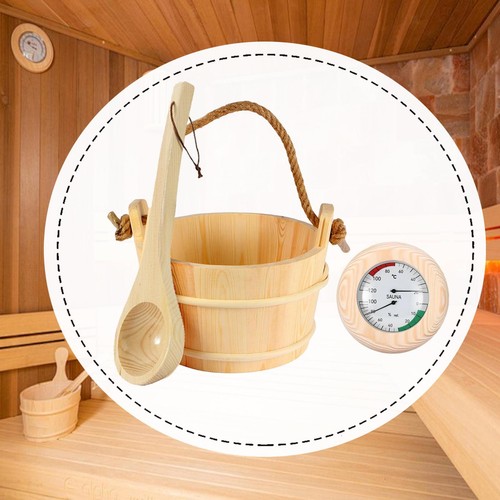 Sauna bucket and ladle set - sauna,