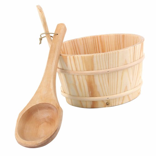 Wooden durable sauna bucket - durable,