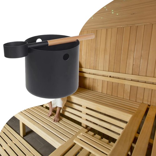 Sauna bucket and - sauna, ladle