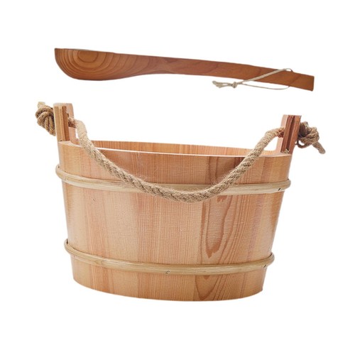 Sauna bucket and ladle - bucket,