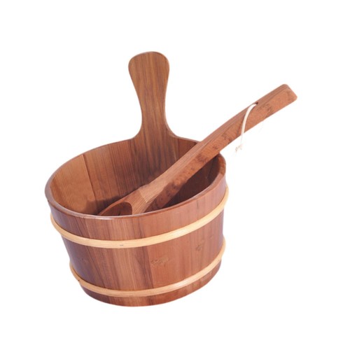 Sauna bucket and ladle - bucket,